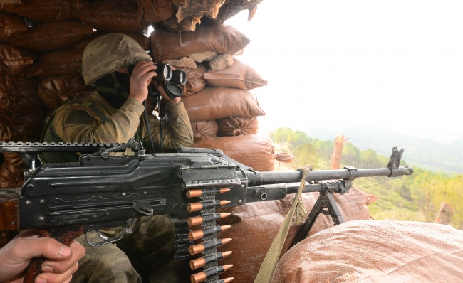 Burseya Dağı'nda eller 24 saat tetikte